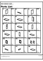 Preview for 6 page of Hodedah HIK 94 Assembly Instructions Manual