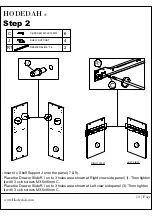 Preview for 10 page of Hodedah HIK 94 Assembly Instructions Manual