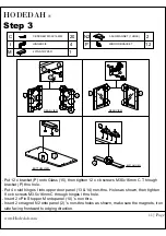 Preview for 11 page of Hodedah HIK 94 Assembly Instructions Manual