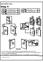 Preview for 12 page of Hodedah HIK 94 Assembly Instructions Manual