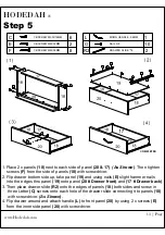 Preview for 13 page of Hodedah HIK 94 Assembly Instructions Manual