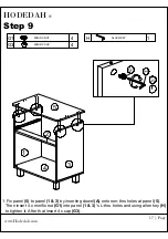 Preview for 17 page of Hodedah HIK 94 Assembly Instructions Manual