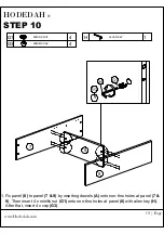 Preview for 19 page of Hodedah HIK 94 Assembly Instructions Manual