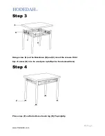 Предварительный просмотр 7 страницы Hodedah HITC85-Q Assembly Instructions Manual