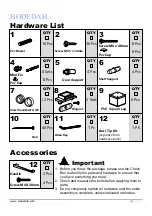 Предварительный просмотр 4 страницы Hodedah HITV107-G Assembly Instructions Manual