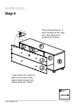 Предварительный просмотр 12 страницы Hodedah HITV107-G Assembly Instructions Manual