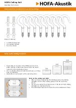 Preview for 2 page of HOFA HOFA-Akustik Ceiling Sail Assembly Instructions