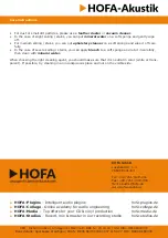 Preview for 5 page of HOFA HOFA-Akustik Ceiling Sail Assembly Instructions