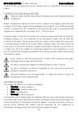 Preview for 20 page of HOFFEN 202109 User Manual