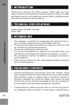 Preview for 20 page of HOFFEN ACJ-H116 Instruction Manual