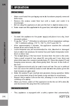 Preview for 28 page of HOFFEN ACJ-H116 Instruction Manual