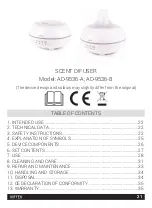 Preview for 21 page of HOFFEN AD-9536-A Instruction Manual