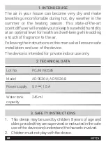 Preview for 22 page of HOFFEN AD-9536-A Instruction Manual