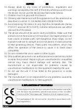 Preview for 15 page of HOFFEN AL-1192 Manual