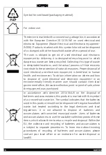 Preview for 16 page of HOFFEN AL-1192 Manual