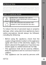 Предварительный просмотр 23 страницы HOFFEN B8007A Instruction Manual