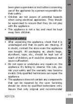 Предварительный просмотр 31 страницы HOFFEN BDCC-H017 Instruction Manual