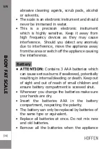 Предварительный просмотр 34 страницы HOFFEN BDCC-H017 Instruction Manual