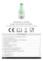 Preview for 3 page of HOFFEN DM-8554L Instruction Manual