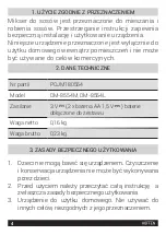 Preview for 4 page of HOFFEN DM-8554L Instruction Manual