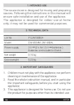 Preview for 18 page of HOFFEN DM-8554L Instruction Manual