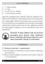 Preview for 22 page of HOFFEN DM-8554L Instruction Manual