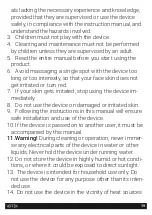 Preview for 19 page of HOFFEN FB-9540 Instruction Manual