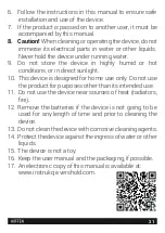 Предварительный просмотр 21 страницы HOFFEN FM-9353 Instruction Manual