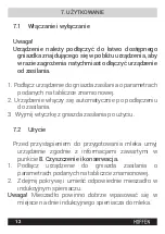 Preview for 12 page of HOFFEN Food Expert IMF8547 Instruction Manual