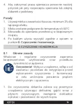 Preview for 15 page of HOFFEN Food Expert IMF8547 Instruction Manual