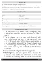 Preview for 16 page of HOFFEN GHB-8422 Instruction Manual