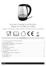 Preview for 3 page of HOFFEN GK-9133B Instruction Manual