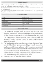 Preview for 16 page of HOFFEN GK-9133B Instruction Manual