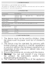 Preview for 16 page of HOFFEN HB-8281-18L Manual