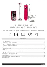 Preview for 17 page of HOFFEN HBB-9007L Instruction Manual