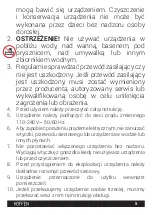 Предварительный просмотр 5 страницы HOFFEN HC-8271 Instruction Manual