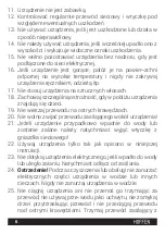 Предварительный просмотр 6 страницы HOFFEN HC-8271 Instruction Manual