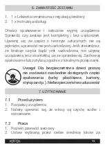 Предварительный просмотр 11 страницы HOFFEN HC-8271 Instruction Manual