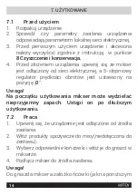 Предварительный просмотр 14 страницы HOFFEN HM-0037G Instruction Manual