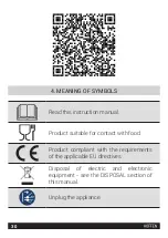 Предварительный просмотр 30 страницы HOFFEN HM-0037G Instruction Manual