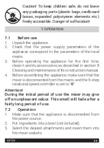 Предварительный просмотр 33 страницы HOFFEN HM-0037G Instruction Manual