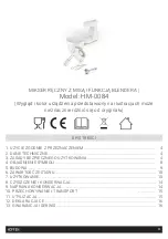 Предварительный просмотр 3 страницы HOFFEN HM-0084 Instruction Manual