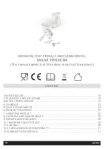 Предварительный просмотр 18 страницы HOFFEN HM-0084 Instruction Manual