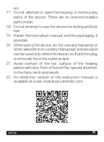 Предварительный просмотр 23 страницы HOFFEN HS-0349 Instruction Manual