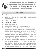 Предварительный просмотр 27 страницы HOFFEN HS-0349 Instruction Manual