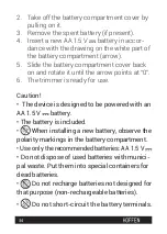 Preview for 34 page of HOFFEN HT-0087-B Instruction Manual