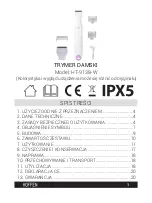 Предварительный просмотр 3 страницы HOFFEN HT-9138-W Instruction Manual