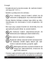 Предварительный просмотр 12 страницы HOFFEN HT-9138-W Instruction Manual