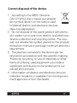 Предварительный просмотр 39 страницы HOFFEN HT-9138-W Instruction Manual