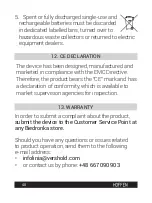 Preview for 40 page of HOFFEN HT-9138-W Instruction Manual